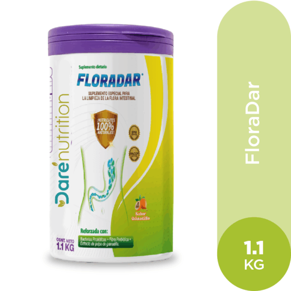 Floradar suplemento probiótico para la flora intestinal saludable