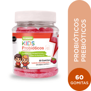 Suplemento en gomitas con probióticos y fibra de achicoria