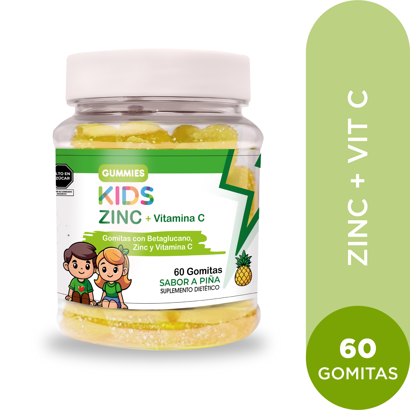 Gomitas Zinc Niños con Vitamina C