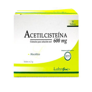 ACETILCISTEINA LABOGEN 600 MG X 50 SOBRES