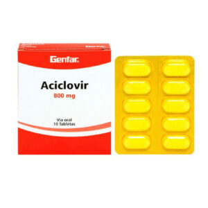 ACICLOVIR AC-F 800 MG X 10 TAB