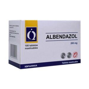 ALBENDAZOL IQ-F 200 MG X 100 TAB