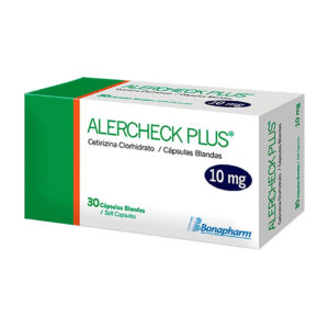ALERCHECK PLUS 10MG X 30 CAP