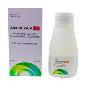 AMOSEV-CV 250MG+62.5MG / 5ML SUSP X 60 ML