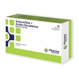 AMOXICILINA+AC.CLAV PHARM 500MG X10TAB