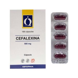CEFALEXINA IQ F 500 MG X 100 CAP