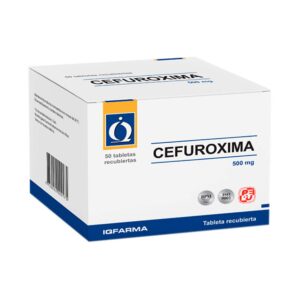 CEFUROXIMA IQ-F 500MG X 50 TAB REC