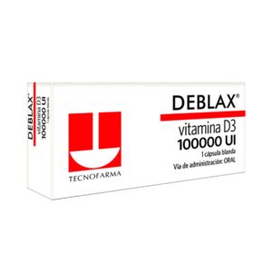 DEBLAX 100000UI X 2 CAP BLAND