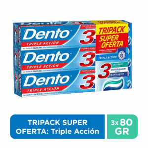 DENTO CD TRIPLE ACCION PACK 3 UNID