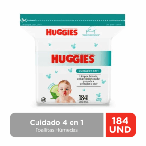 HUGGIES TOALL HUM CUIDAD 4 EN 1 X 184
