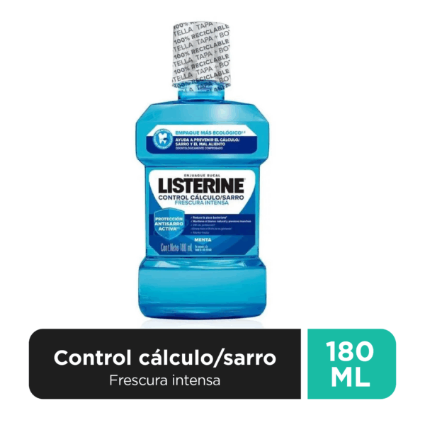 LISTERINE CONTR/CALCULO 180ML