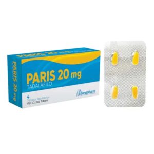 PARIS 20 MG X 4 TAB