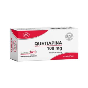QUETIAPINA AC-F 100MG X 30 TAB REC