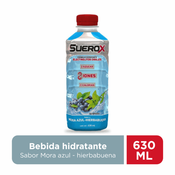 SUEROX ADULTO MORA AZUL X 630 ML