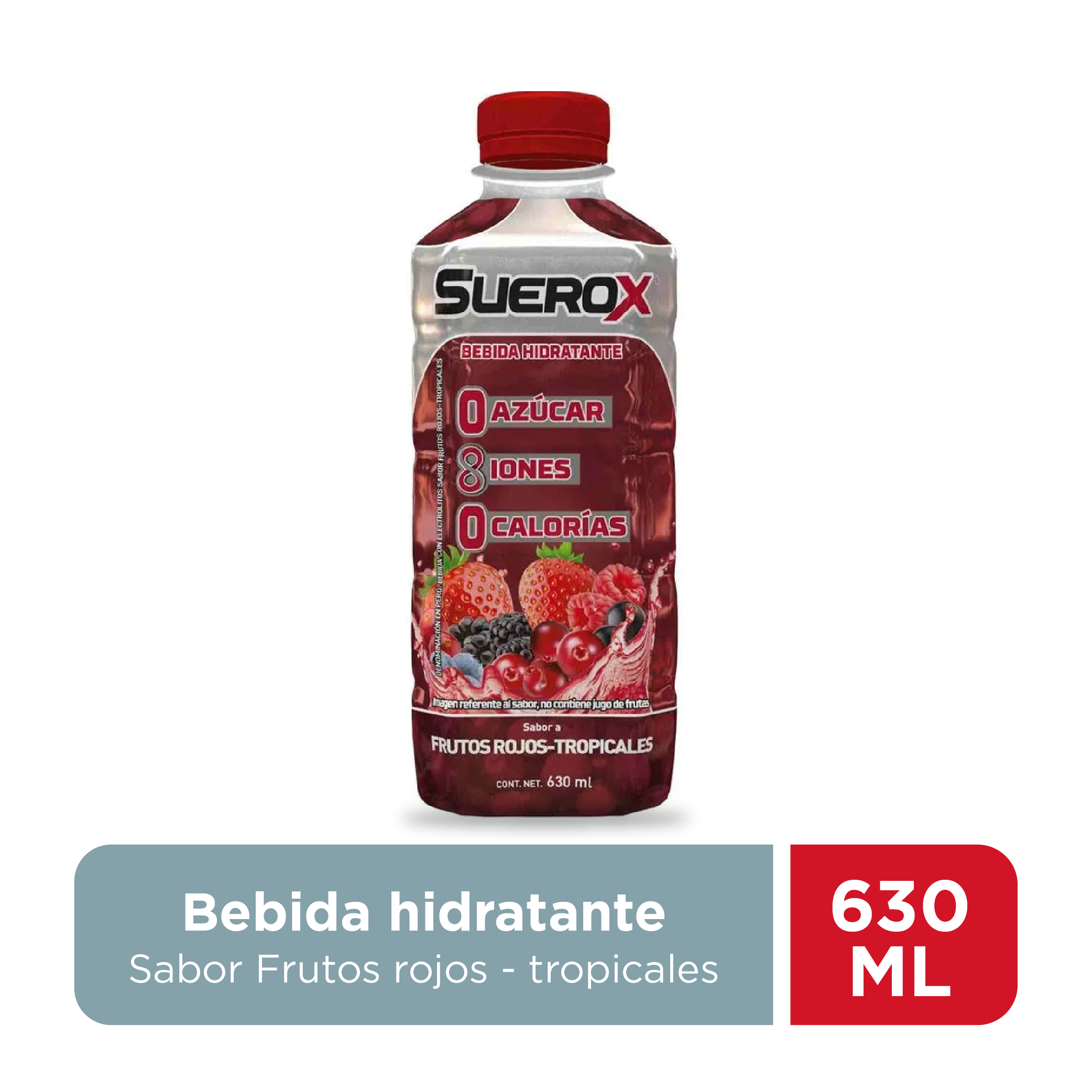 SUEROX FRUTOS ROJOS TROPICAL X 630 ML