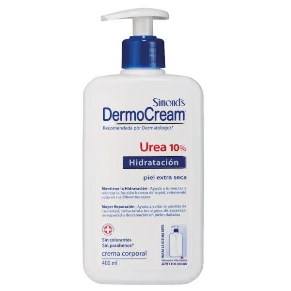 SIMOND`S DERM CREM UREA 10% P/EXT SEC 400ML
