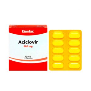 Aciclovir genf 800 mg x 10 tab