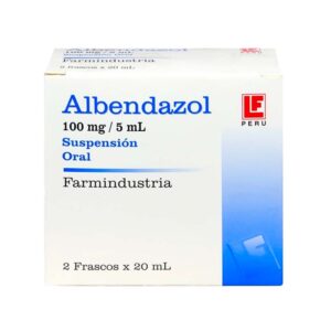 Albendazol farm 100mg/5ml 2 fcos x 20ml