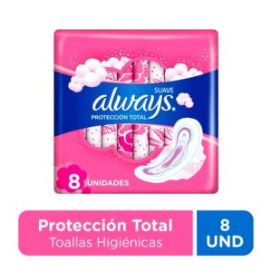 Always toall pink protec total x 8