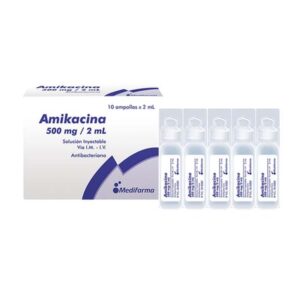 Amikacina medif 500mg x 10 amp