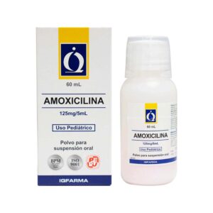 Amoxicilina iq-f 125mg susp x 60 ml