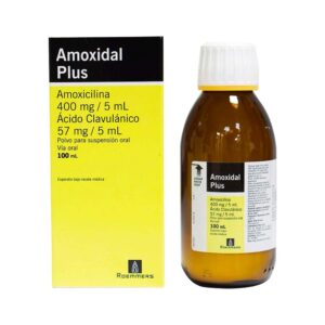 Amoxidal plus 400mg/57mg/5ml x 100 ml
