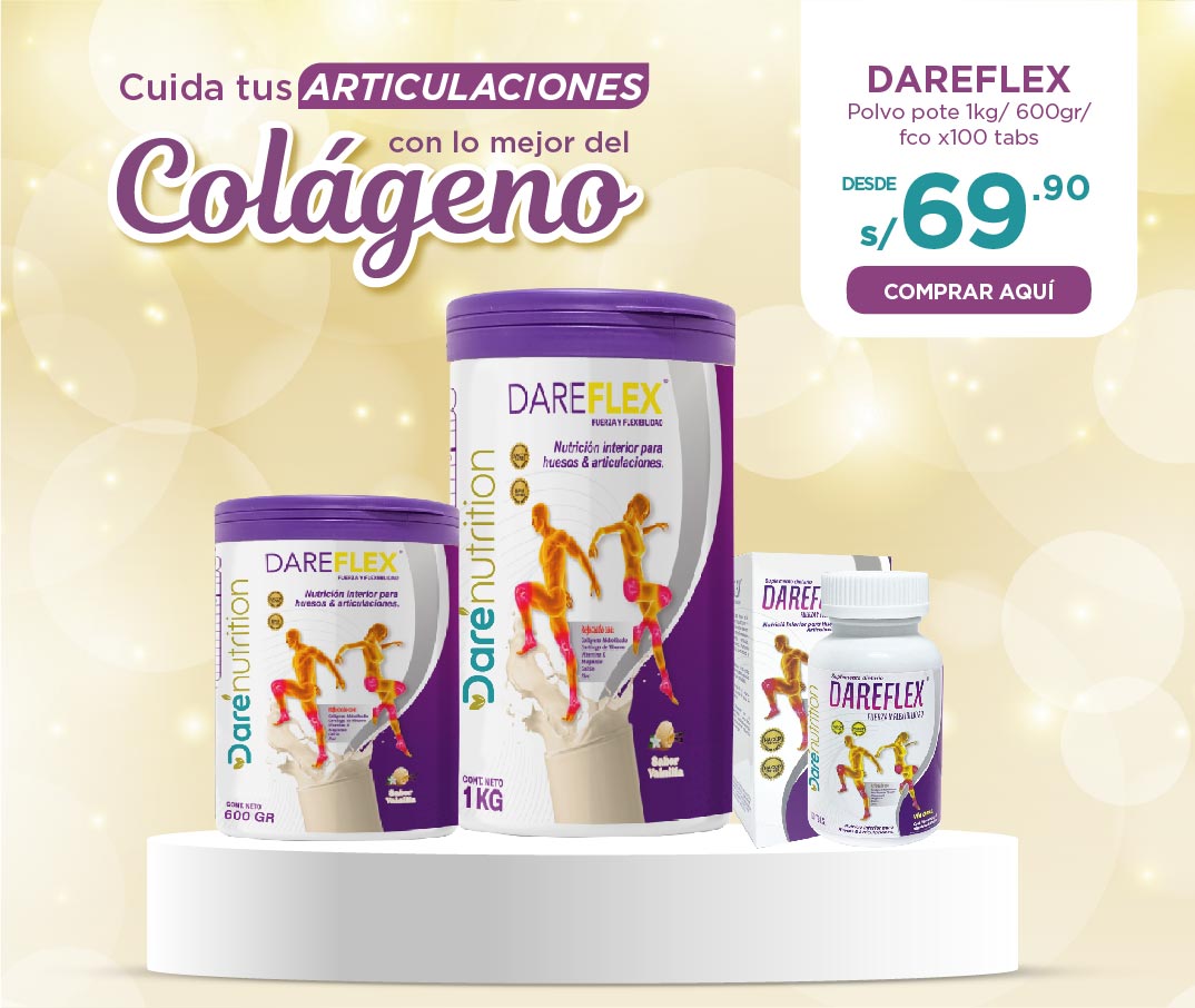 Cuida tus articulaciones con lo mejor del colageno DAREFLEX