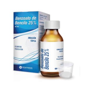 BENZOATO BENCILO 25%EMULS TOP X 60ML