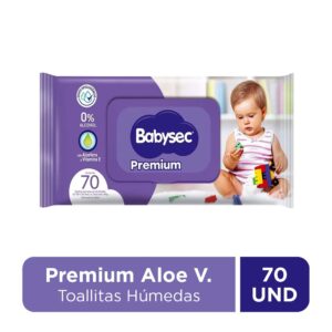 Babysec toalla humed premium aloe x 70