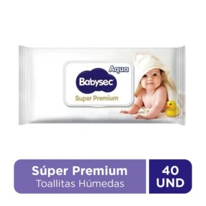 Babysec toalla humed super prem x 40