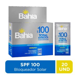 Bahia bloq total sunblock spf100 x 20