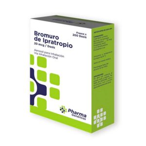 Bromuro de ipratr pharm 20mg:200 dos