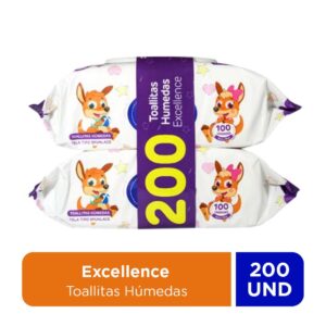 Bywin excelence toall humed pack 2 x 100 unid