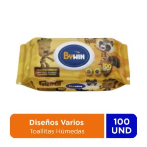 Bywin toall humed diseños varios x 100