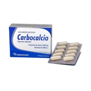 Carbocalcio x 30 cap gel