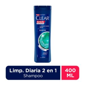 Clear men sh limp diaria 2en1 400ml