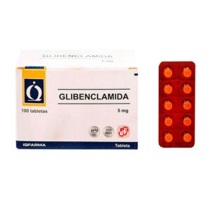 Glibenclamida iq-f 5 mg x 100 tab