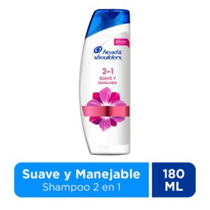 Head&s sh 2en1 suave mane 180ml