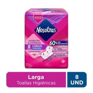 Nosotras toalla larga bolsa x 8