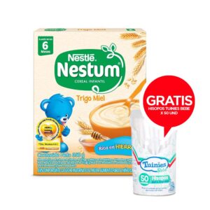 NESTUM trigo miel CEREAL INFANTIL 350GR mas hisopos