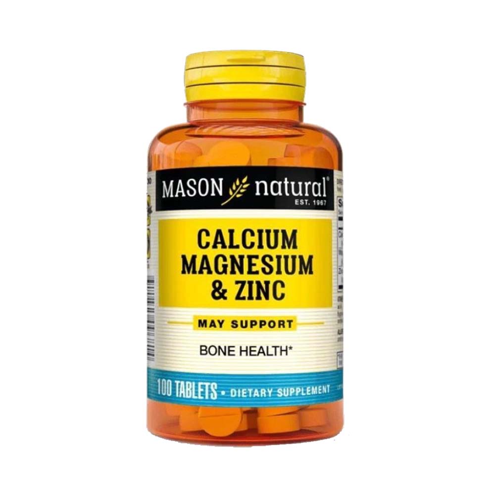 Calcium Magnesium Zinc Mason Natural x 100 Tabletas