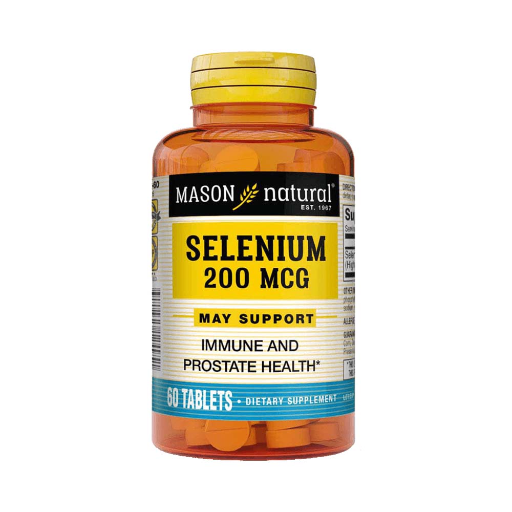 Selenium 200 mcg Mason Natural x 100 Tabletas