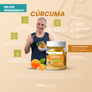 GUMMIES CURCUMA + KION MANDARINA X 60 UND