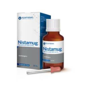 NISTAMUG nistatina 100.000 U1/ML FCO 12ML