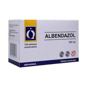 ALBENDAZOL IQ-F 200 MG X 100 TAB