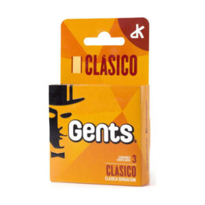GENTS PRESERV CLASIC NARANJ X 3