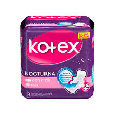 KOTEX / COMFORT NOCTURNA TELA X 8